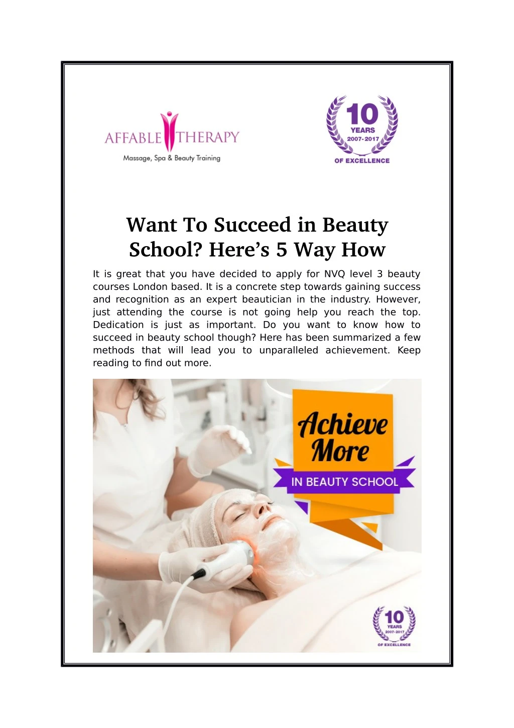 want to succeed in beauty school here s 5 way how