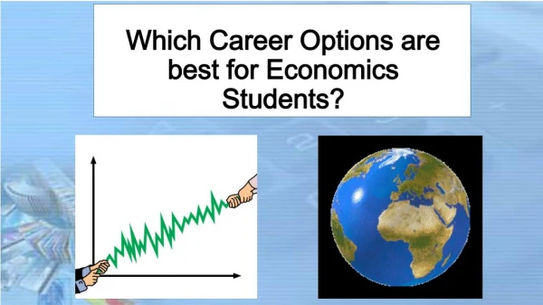 Best Career Option for Economics Students