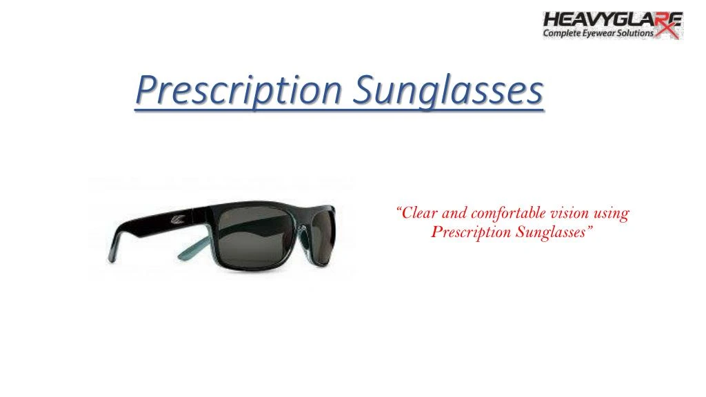 prescription sunglasses