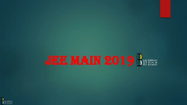 jee main 2019 jee main 2019