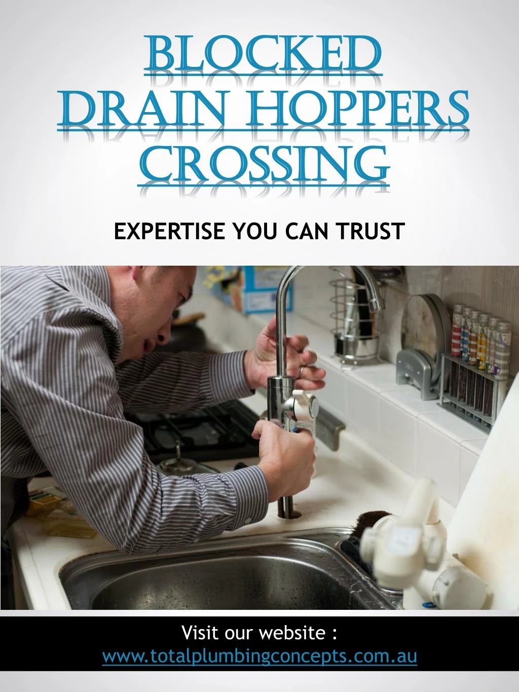 blocked drain hoppers crossing