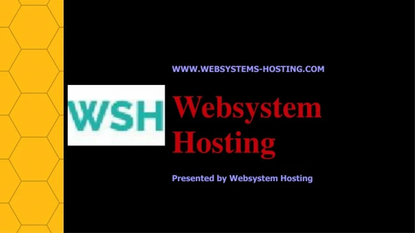Website Design and Maintenance - Websystems Hosting