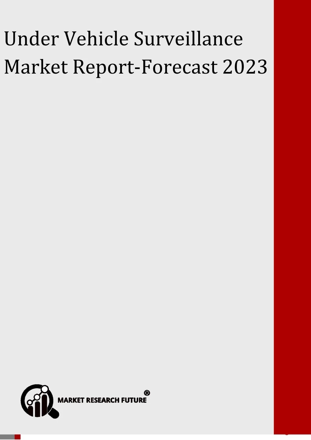 under vehicle surveillance market report forecast