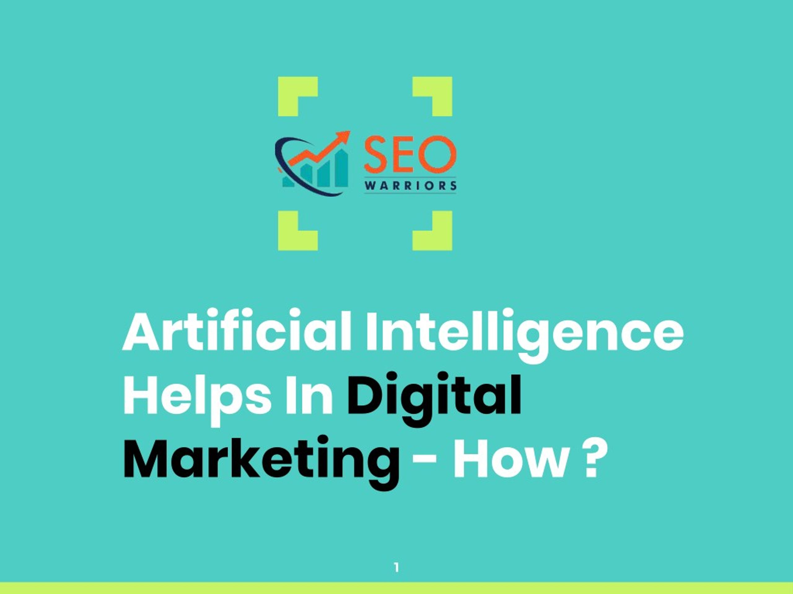 PPT - Digital Marketing Services With Artificial Intelligence ...