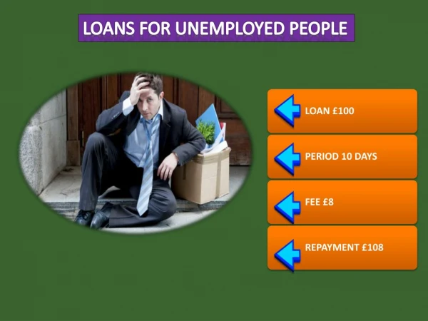 Same day loans for unemployed- To Removed Your Financial Problems