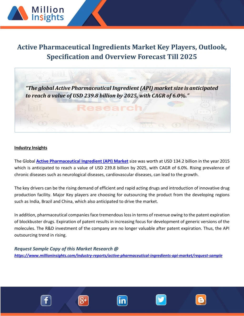 active pharmaceutical ingredients market