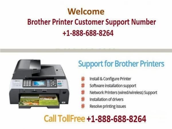 Dial 1-888-688-8264 Brother Printer Customer Support Number