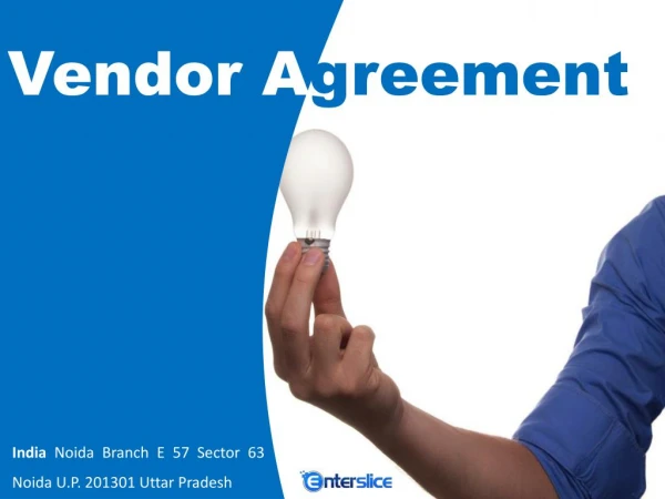 Why Vendor Agreement is Beneficial for the Vendor?