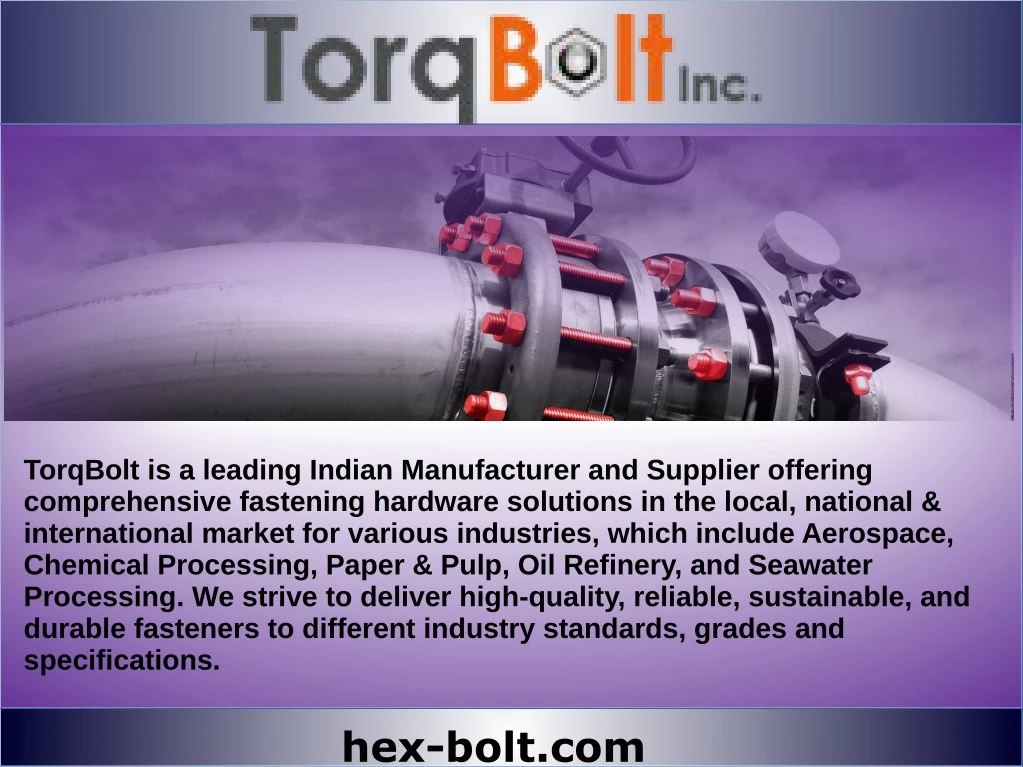 torqbolt is a leading indian manufacturer