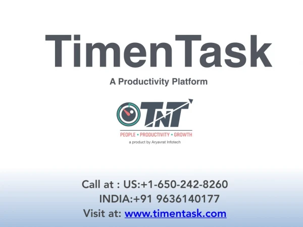 TimenTask with Features