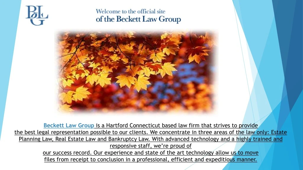 beckett law group is a hartford connecticut based