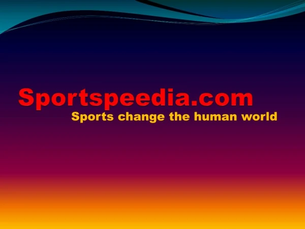 sportspeedia