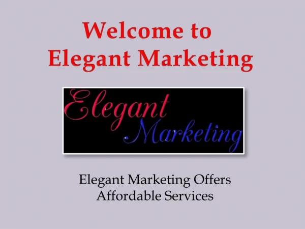 SEO Services in Burnaby - Elegant Marketing