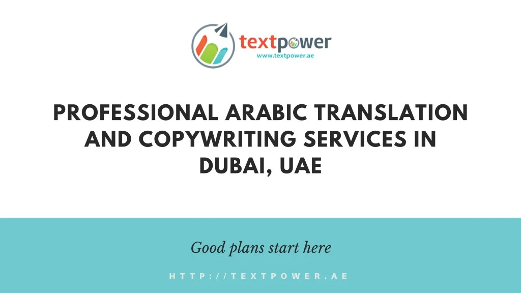 professional arabic translation and copywriting