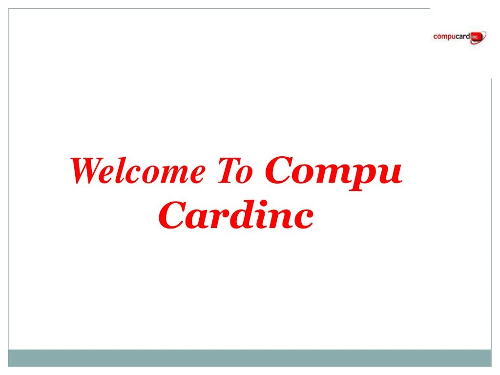 welcome to compu cardinc
