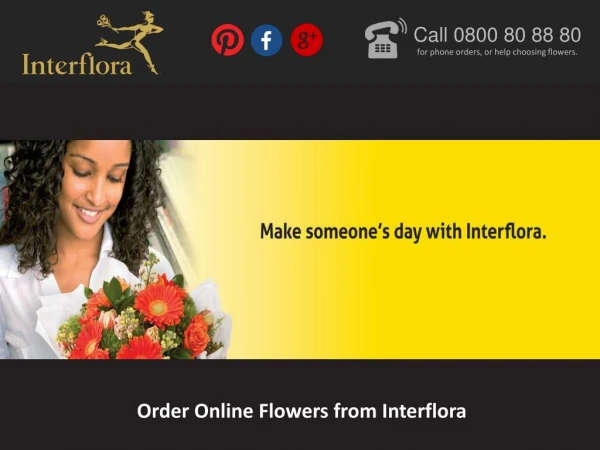Order Online Flowers from Interflora