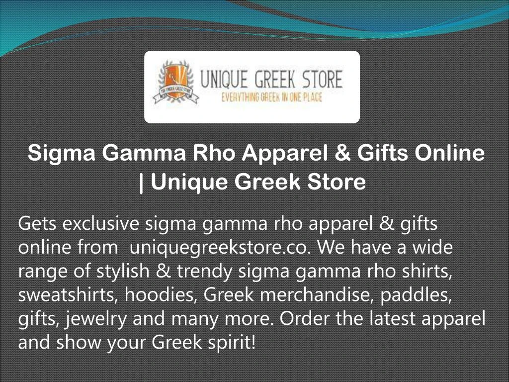 sigma gamma rho apparel gifts online unique greek