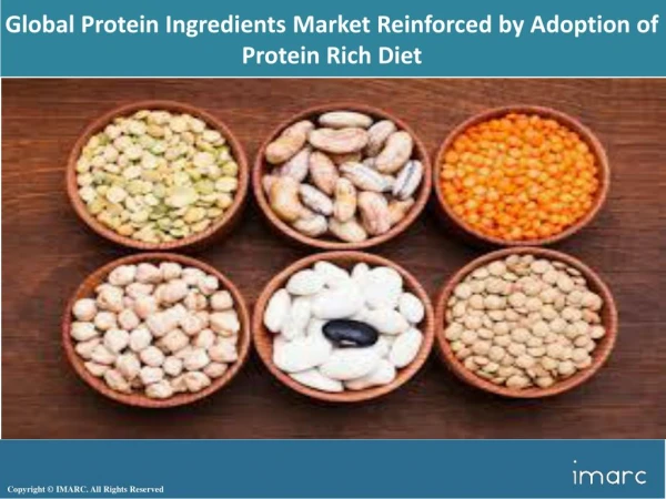 Global Protein Ingredients Market 2018 Analysis By Top Key Players - Cargill, Incorporated; Archer-Daniels-Midland Compa