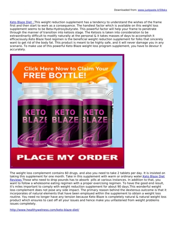 Keto Blaze Diet Reviews product no side effects