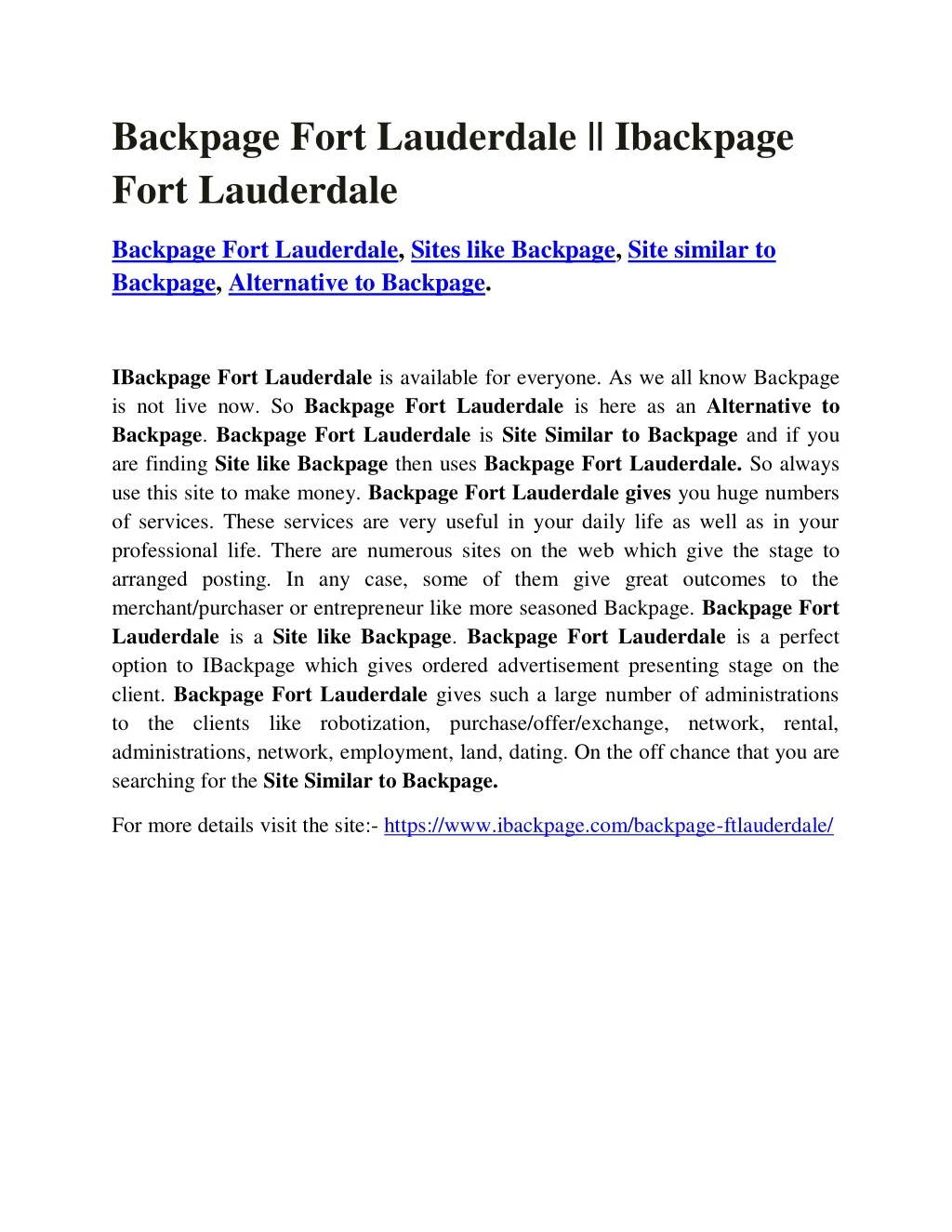 backpage fort lauderdale ibackpage fort lauderdale