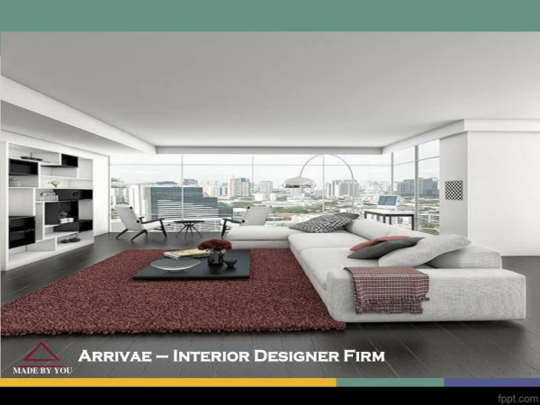 Interior design presentation - Arrivae