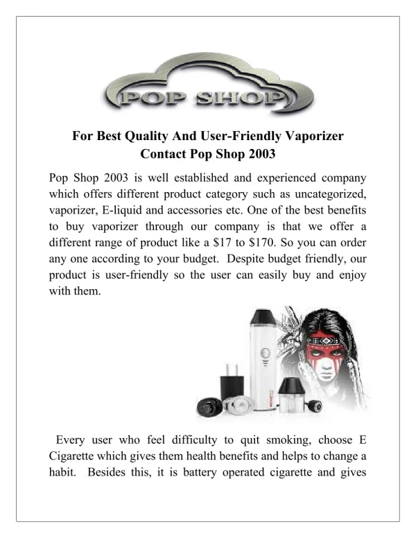 Best E Cig Vape Pen Vaporizer and cartilage online from Popshop2003.