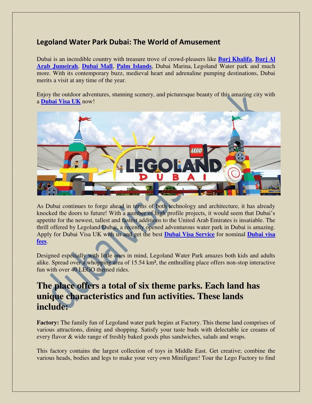 legoland water park dubai the world of amusement