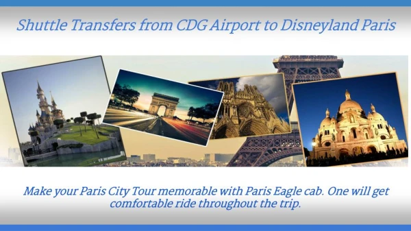 Shuttle Tranfers from CDG Airport to Disneyland Paris