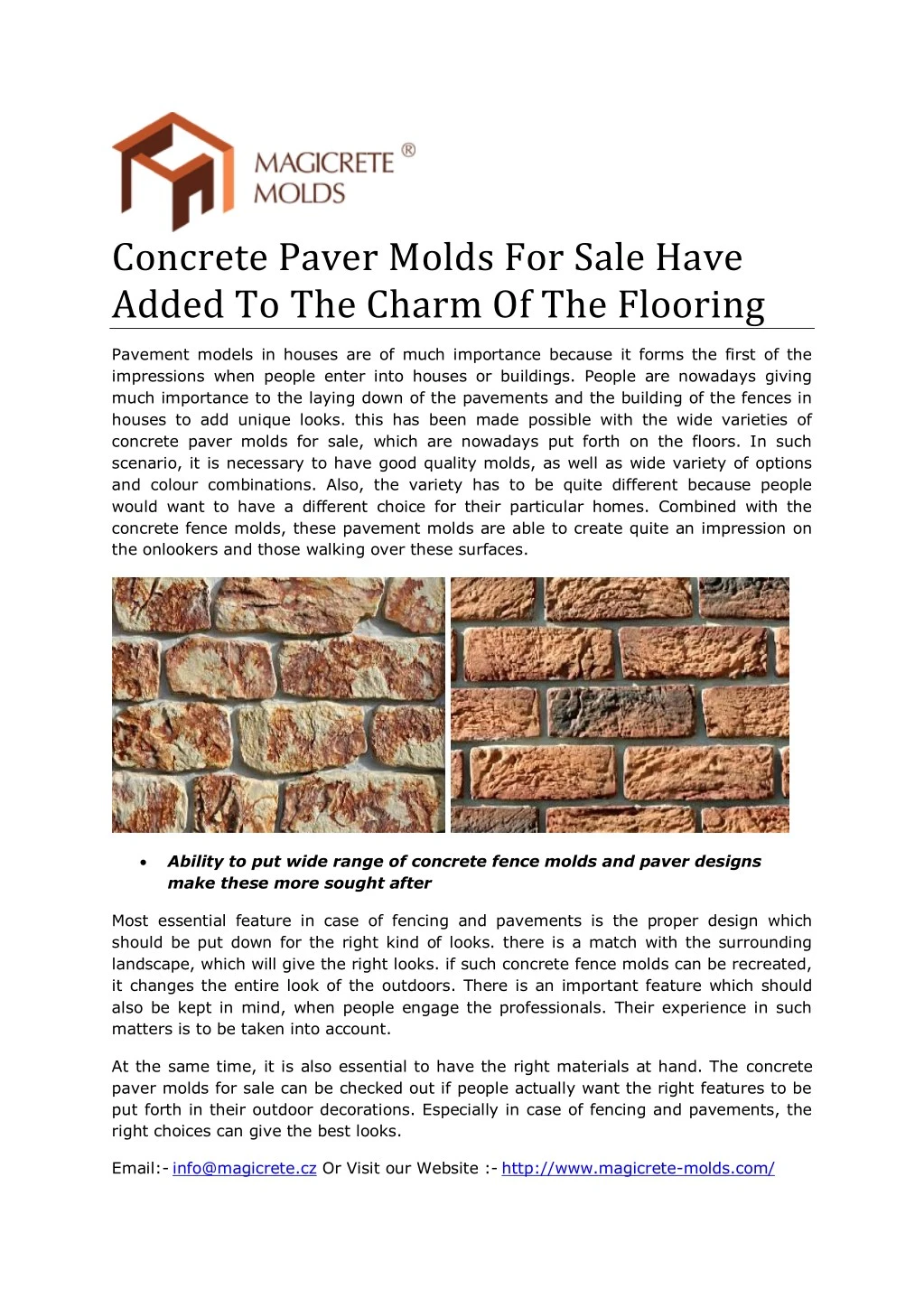 concrete paver molds for sale have added