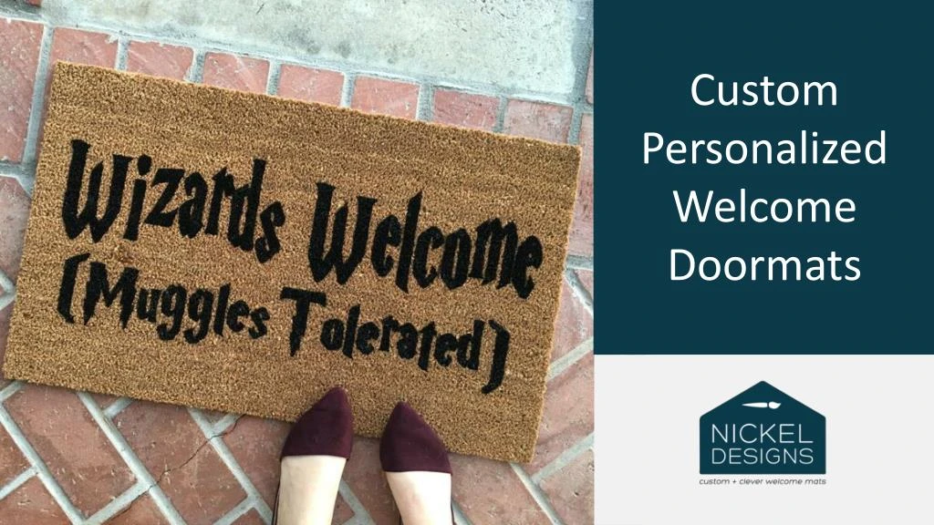 custom personalized welcome doormats