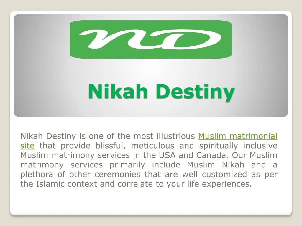 nikah destiny