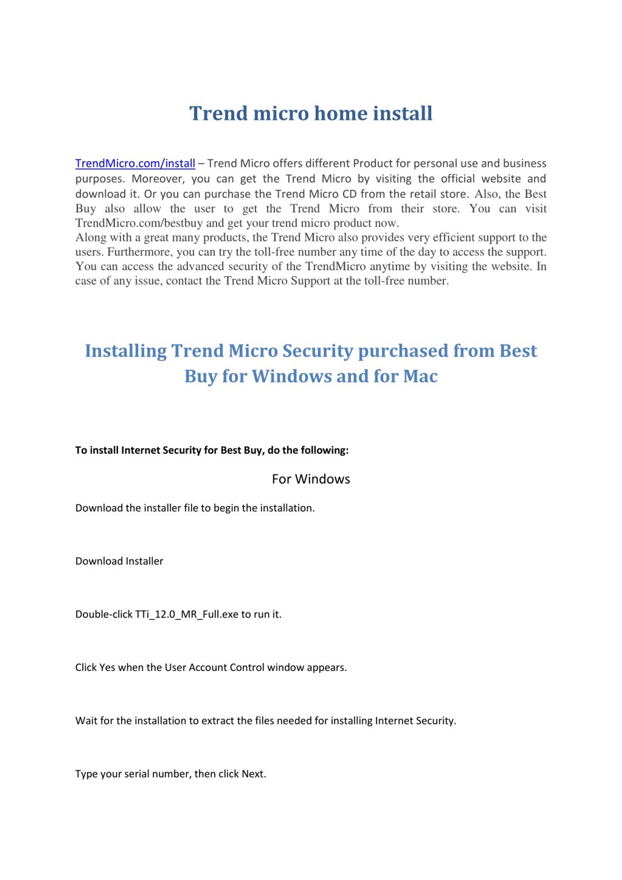 PPT - trend micro home install PowerPoint Presentation, free download ...
