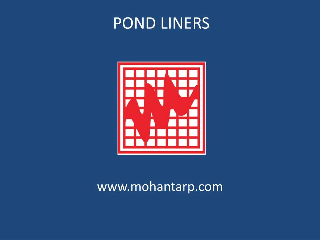 pond liners