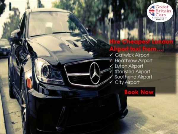 Want to take the best cab transfer to the Southend airport services? Go online