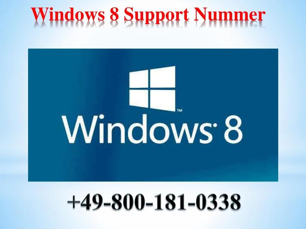 windows 8 support nummer