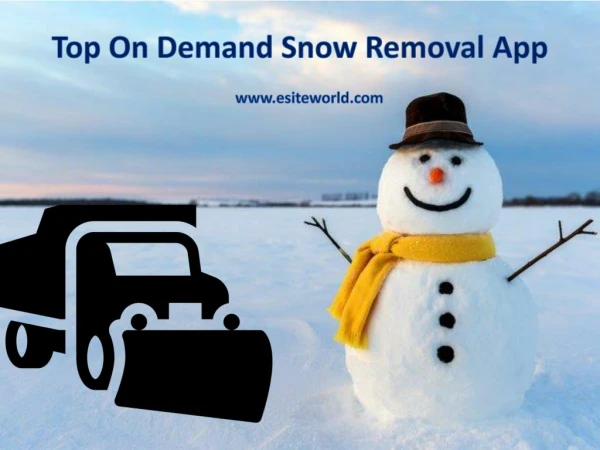 Top On Demand Snow Removal App