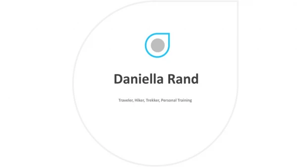 Daniella Rand - Hiker and Trekker