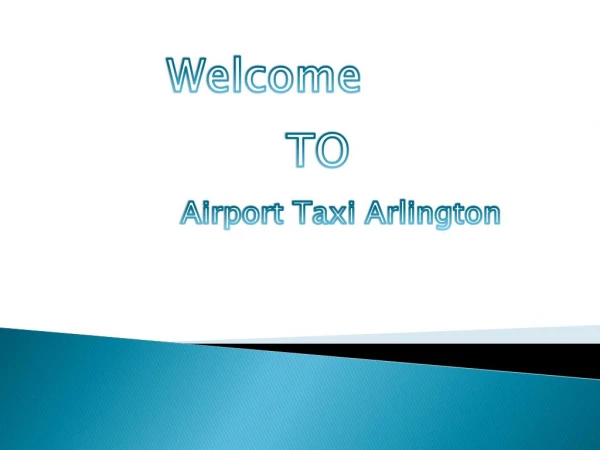 Boston to Arlington Airport Shuttle Service
