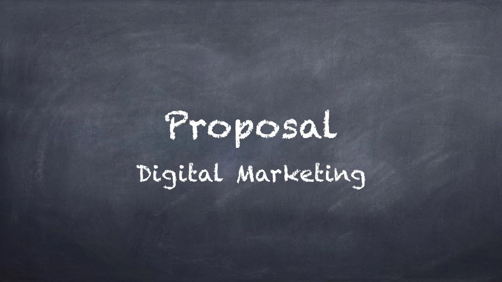 proposal digital marketing