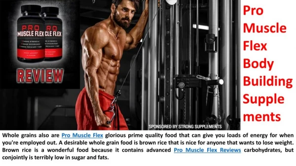 Pro Muscle Flex: Get Stronger Muscles & Boost Energy Levels!