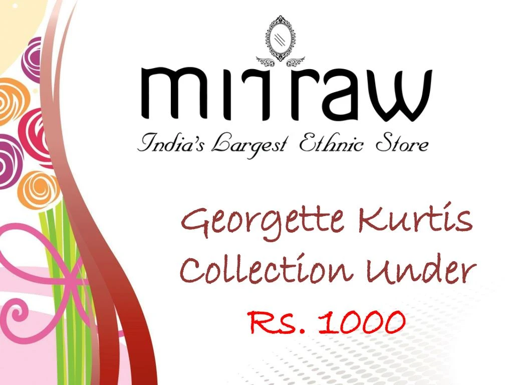 georgette kurtis collection under rs 1000