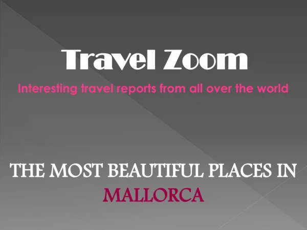The most beautiful places in Mallorca