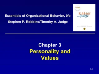Chapter 3 Personality and Values - slide 1
