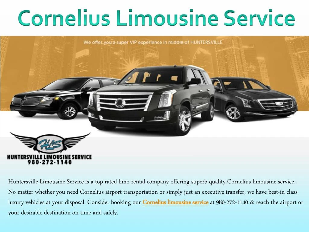 cornelius limousine service