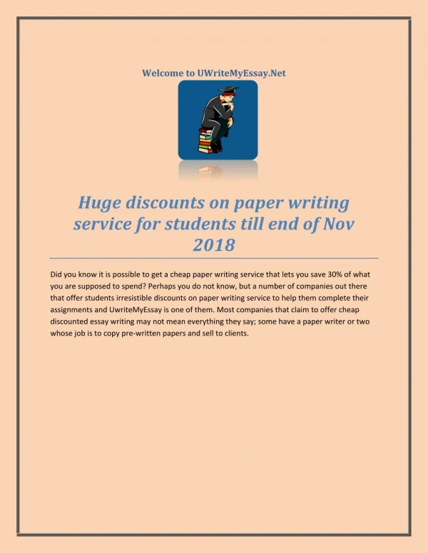 Paper writing service for students at UWriteMyEssay.net