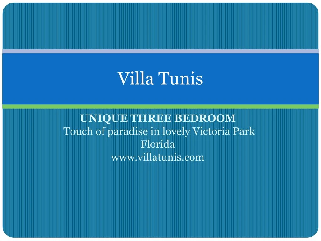 villa tunis