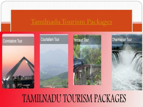 Tamilnadu Tour Packages List