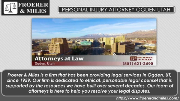 PERSONAL INJURY ATTORNEY OGDEN UTAH