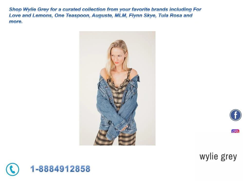 shop wylie grey for a curated collection from