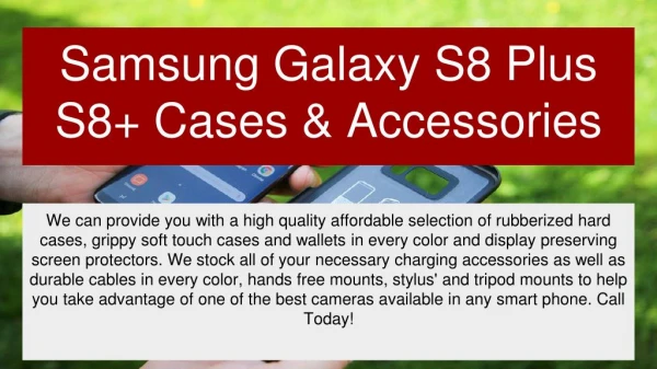 Buy Samsung Galaxy S8 Plus Cases and Accessories